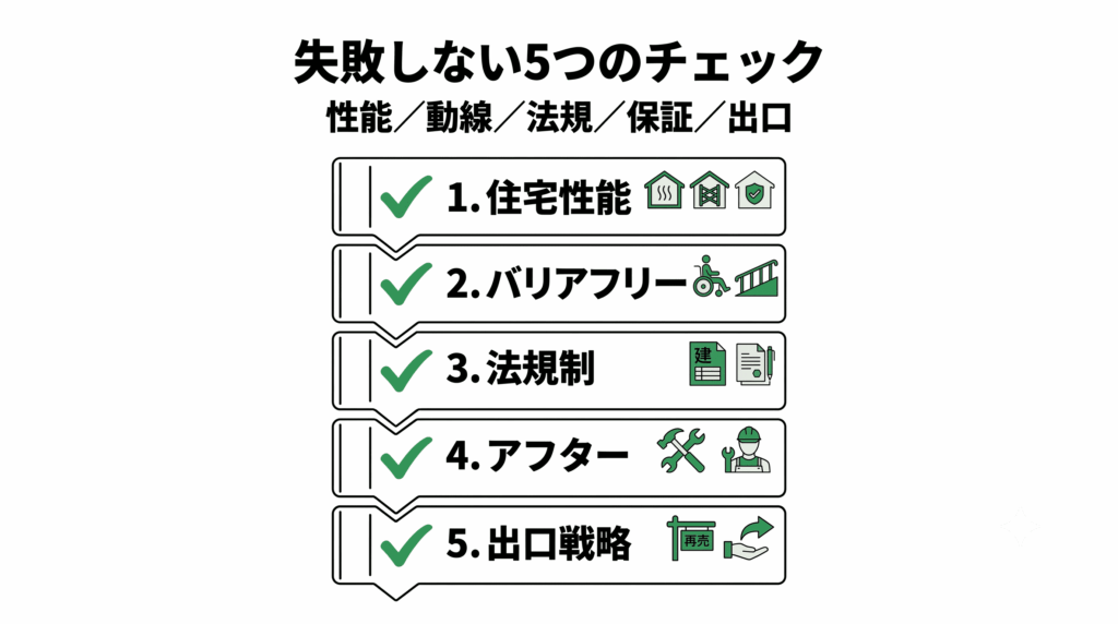 介護用タイニーハウス選びで失敗しない5つのチェックポイント