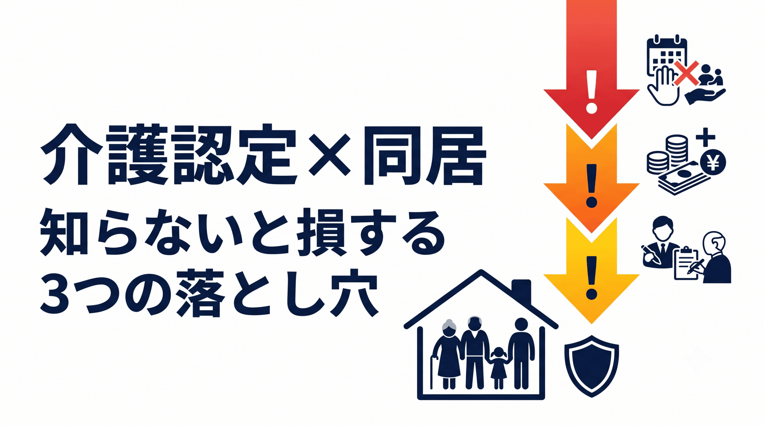 介護認定と同居の関係——知らないと損する3つの落とし穴を解説する記事のサムネイル