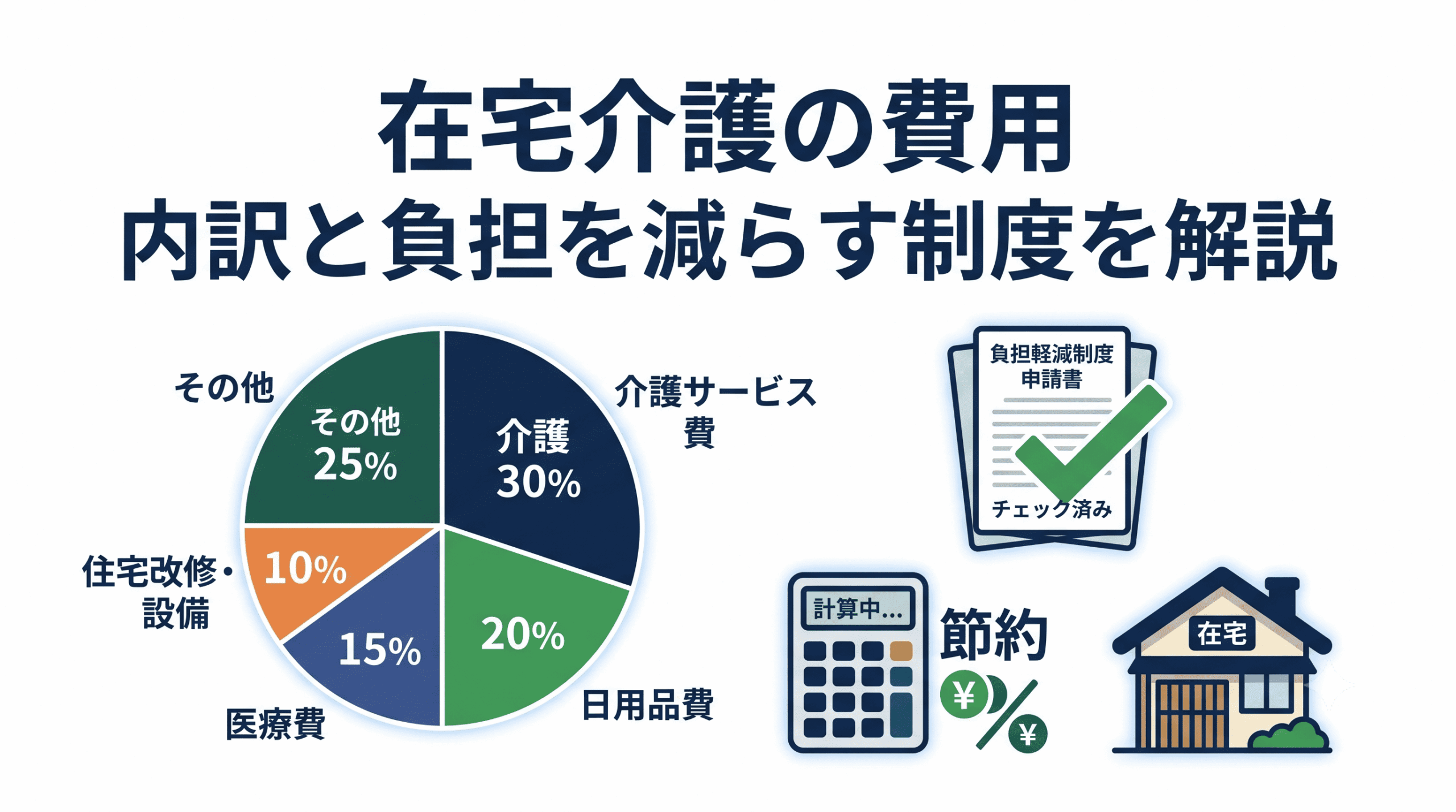 在宅介護の費用｜月5〜10万円の内訳と負担を減らす6つの制度 | 介護と